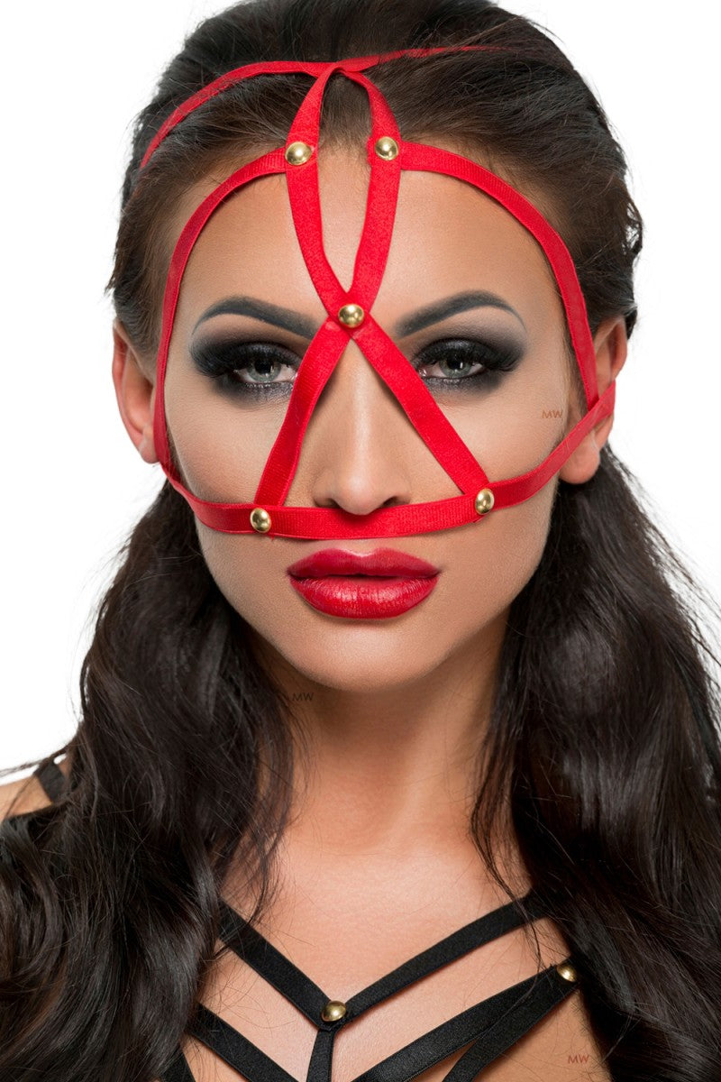 rote Kopfmaske MK 08 von MeSeduce rote Kopfmaske MK 08 von MeSeduce